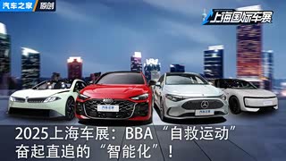 2025上海车展：看BBA“智能化”自救运动！